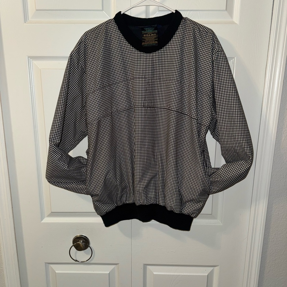 Women's large Sunderland of Scotland vintage Golf pullover windbreaker jacket